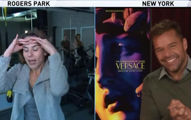 Ricky Martin lloró al ver a Edgar Ramírez personificado como Gianni Versace