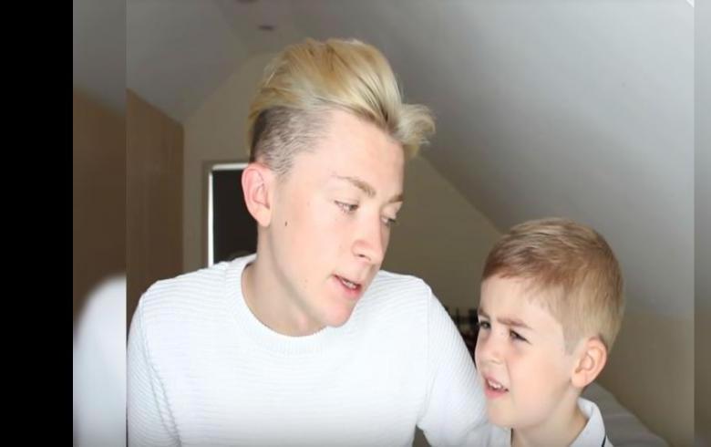 La emocionante reacción de niño de cinco años al saber que su hermano es gay — YouTube