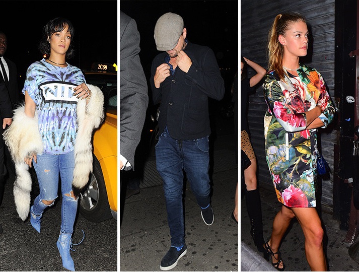 Rihanna y Leonardo Di Caprio se fueron de fiesta en Nueva York