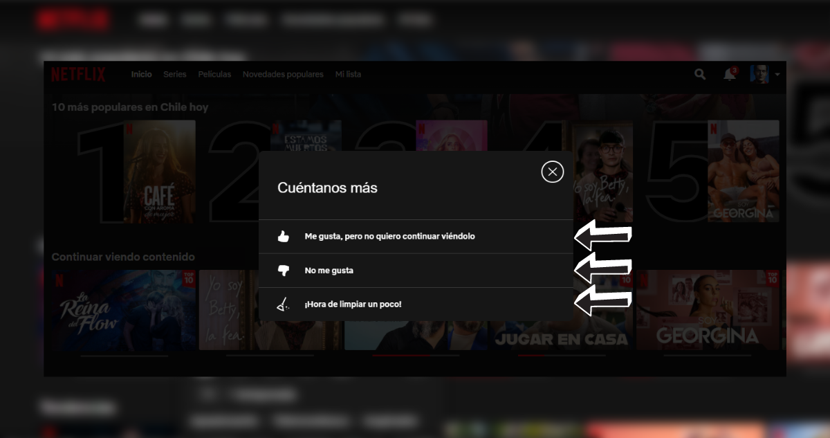 No te gustó Netflix ya permite eliminar series y películas de Seguir