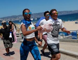 Las mejores imágenes que dejó la corrida de los candidatos a reyes de Viña 2018