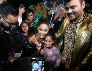 Camila Recabarren hizo tremenda fiesta por el lanzamiento de su campaña