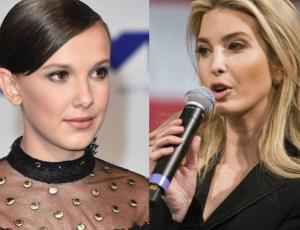 Ivanka Trump le copió el look a Millie Bobby Brown