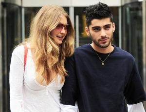 Gigi Hadid y Zayn Mlik pasean enamorados y combinados
