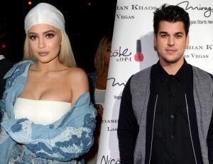 Rob Kardashian se enojó con Kylie Jenner y publicó su número de teléfono