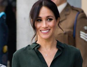 Los trucos de vestuario que usó Meghan Markle para ocultar su pancita