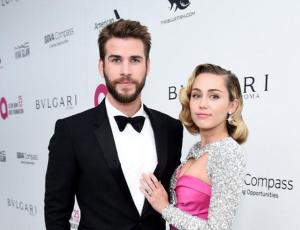 Miley Cyrus y Liam Hemsworth reaparecen en los premios Oscar