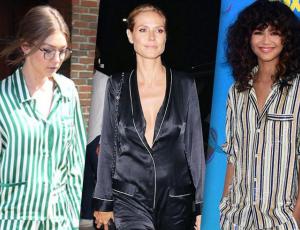 7 famosas que se atrevieron con el look "pijama chic"