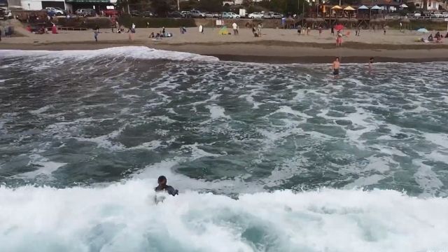 Aprendiendo De Bodyboard En Playa Aguas Blancas De Maitencillo 13 Cl