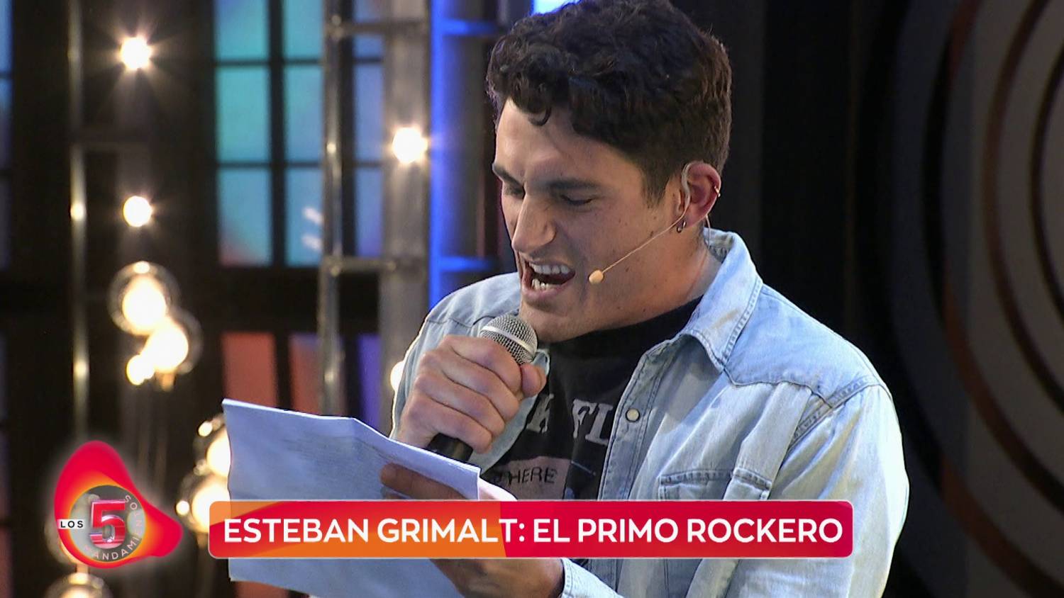 Esteban Rillamas Esteban Grimalt se lució interpretando ”Enter Sandman”