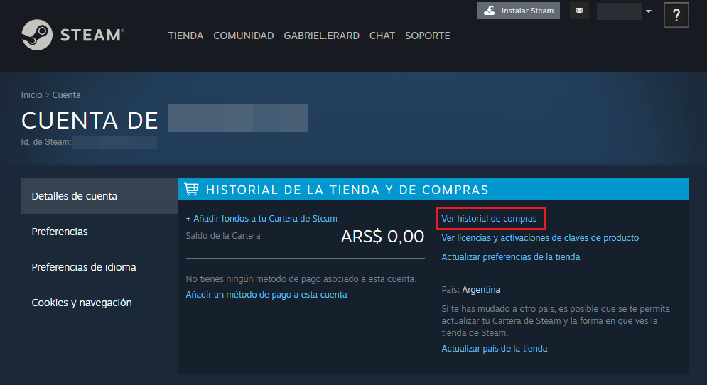 Steam: cómo saber cuánto dinero has gastado