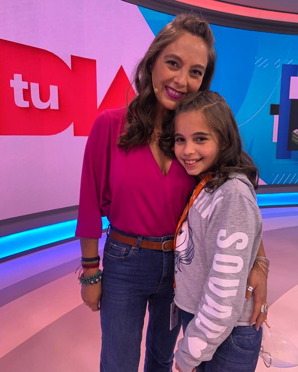 Ángeles Araya es sorprendida por su hija en estudio de Tu Día 