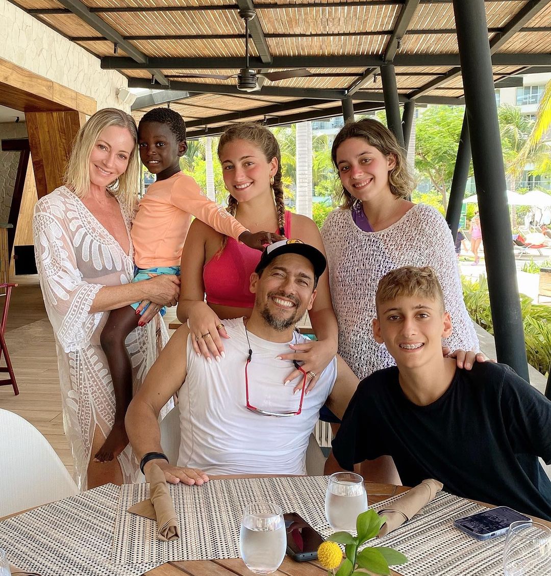 Marcela Vacarezza y su familia