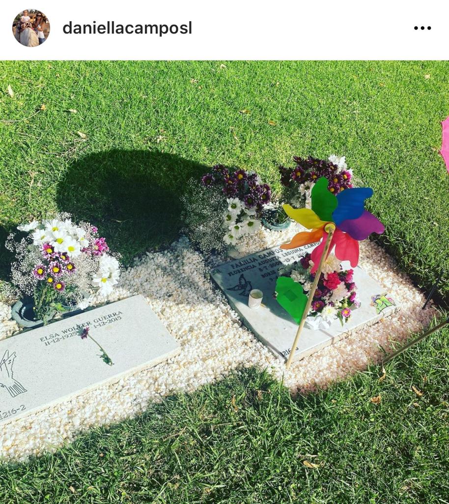 Daniella Campos recuerda a Florencia, su hija fallecida