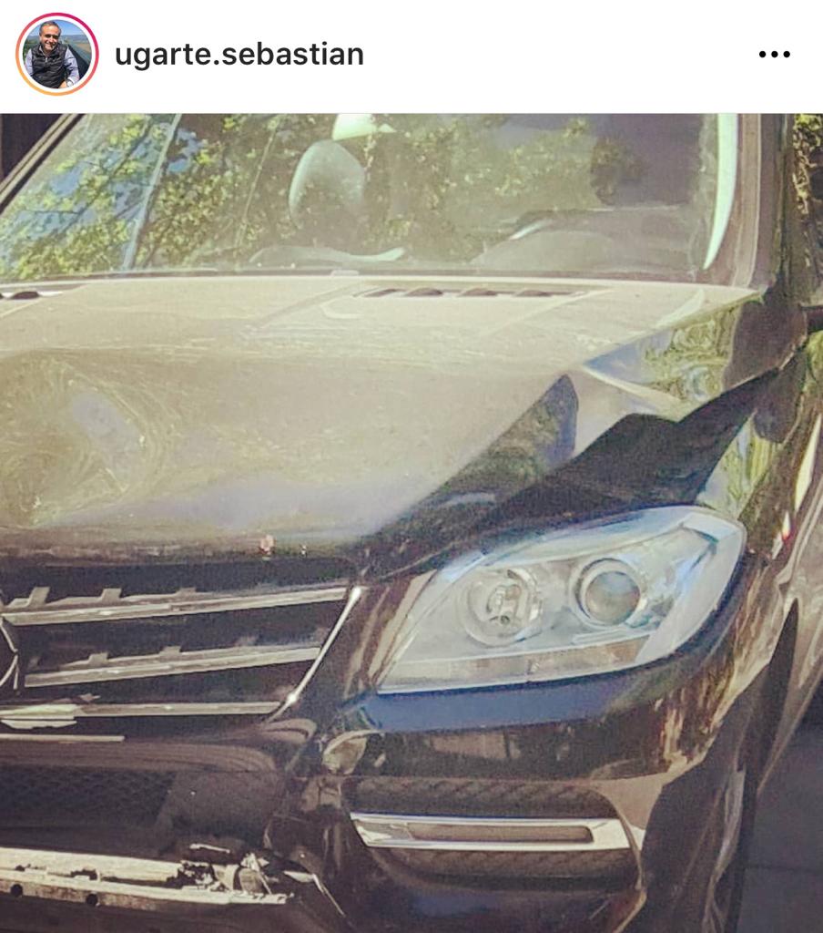 Doctor Ugarte sufre accidente automovilístico: Así quedó el auto