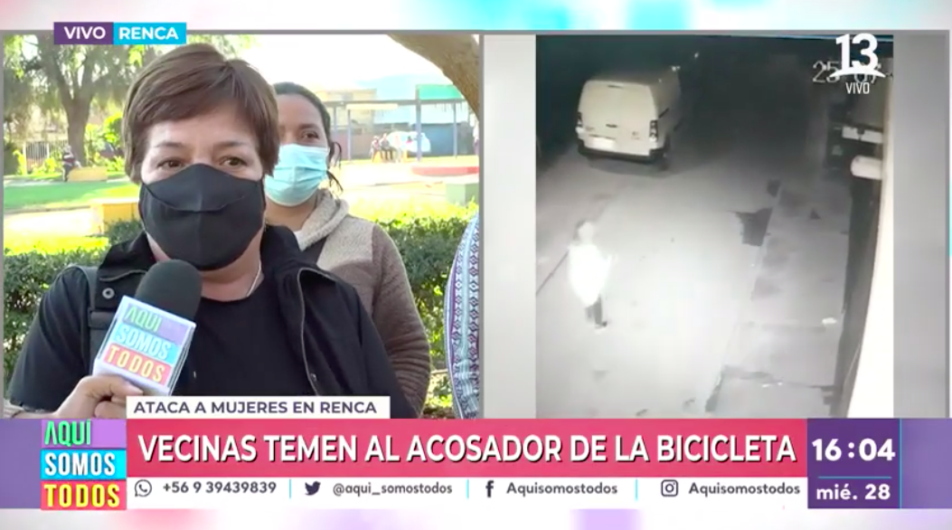 “Acosador de la bicicleta” atemoriza a vecinas de Renca