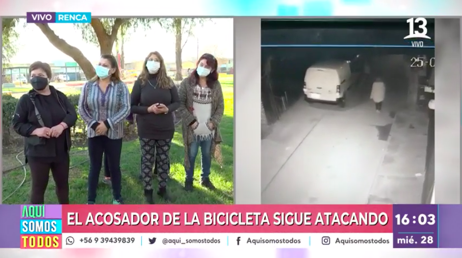 “Acosador de la bicicleta” atemoriza a vecinas de Renca