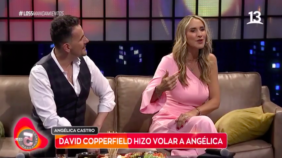 Angélica Castro tuvo una mágica cita con David Copperfield