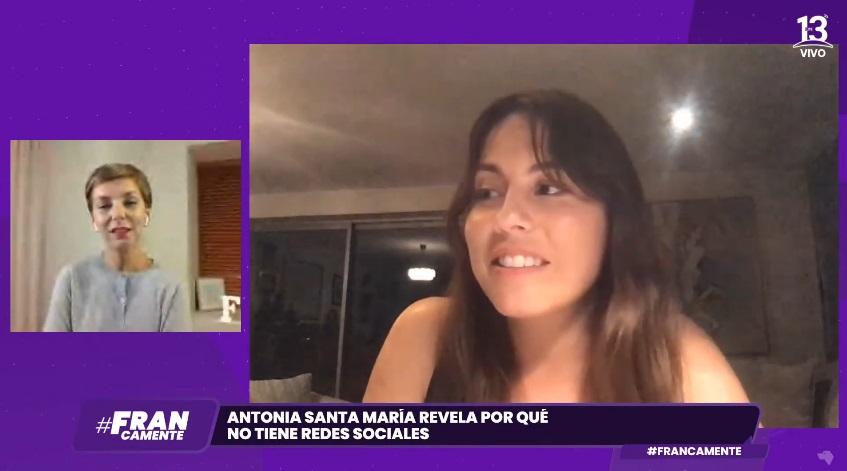 Antonia Santa María confiesa por qué no tiene redes sociales