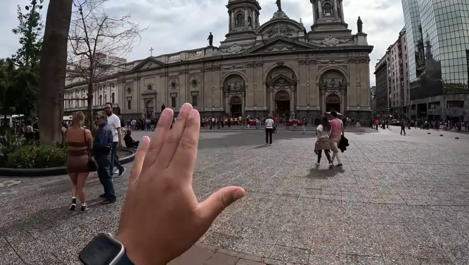 Argentino en Plaza de Armas - Captura YouTube