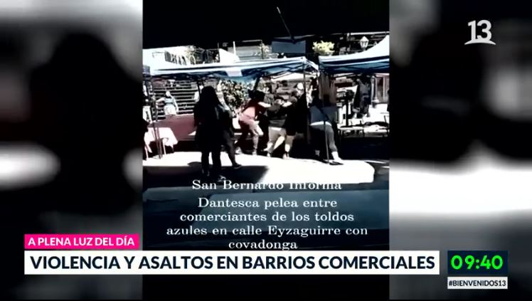 Violencia y asaltos causan preocupación en barrios comerciales