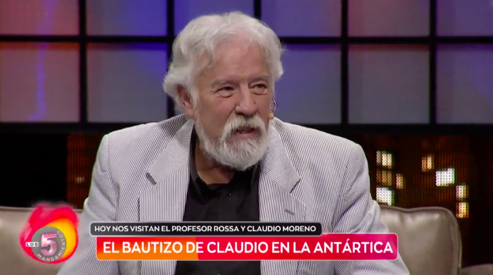 Claudio Moreno recordó particular “bautizo antártico”