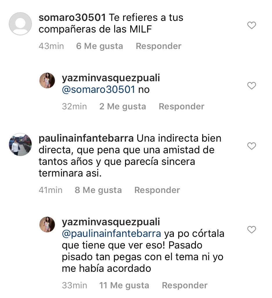 Acusan a Yazmín Vásquez de atacar a su ex programa en foto