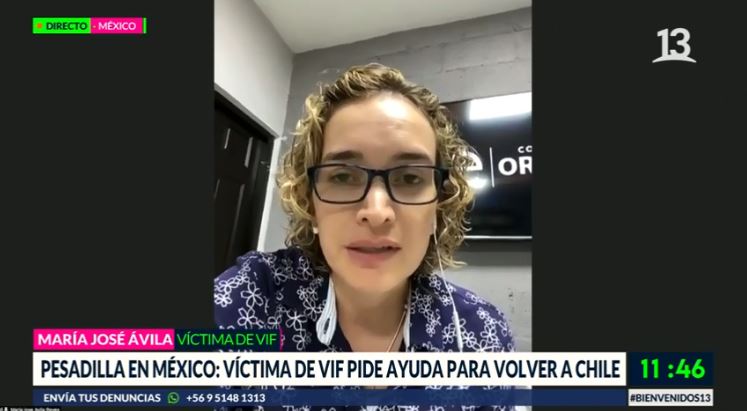 Duro testimonio de chilena víctima de violencia intrafamiliar en México