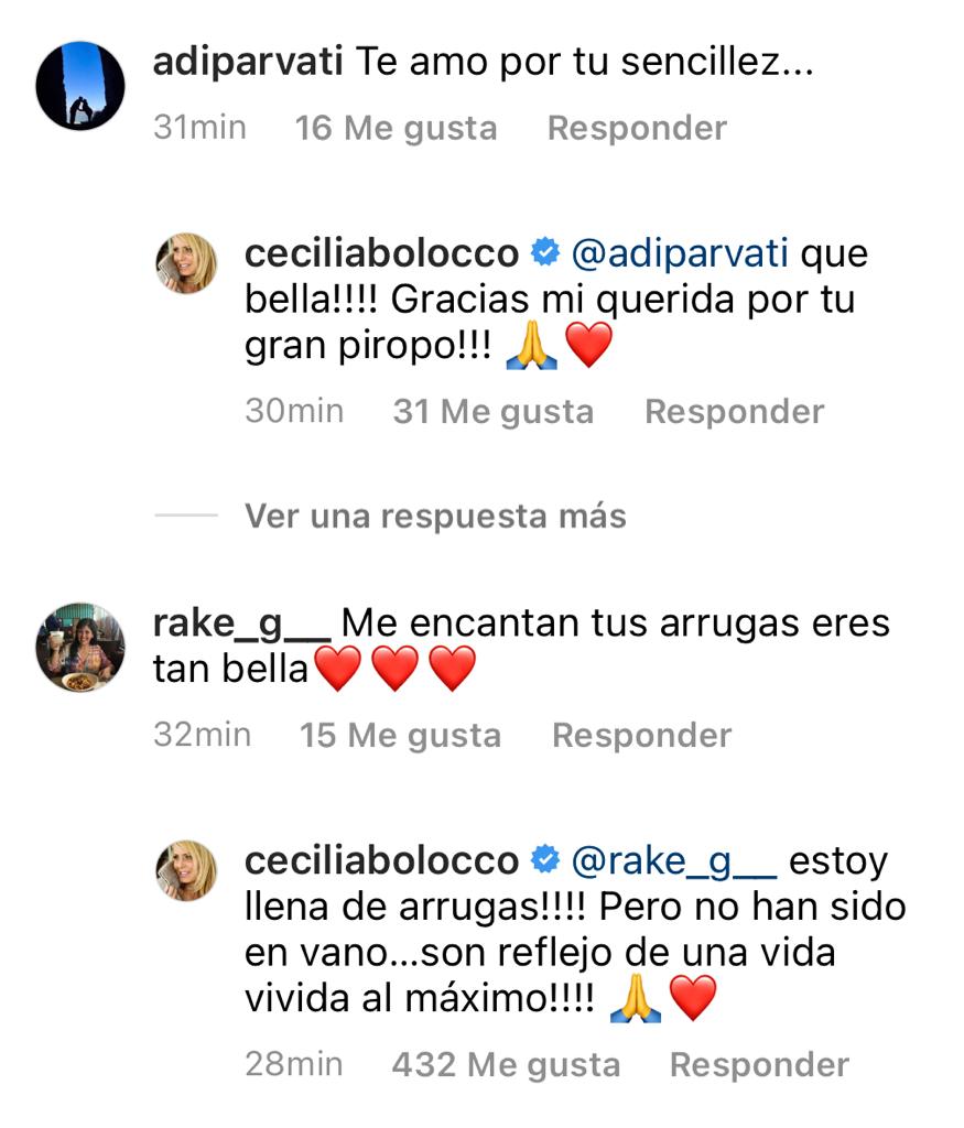 Cecilia Bolocco se sincera sobre sus arrugas en foto sin filtro