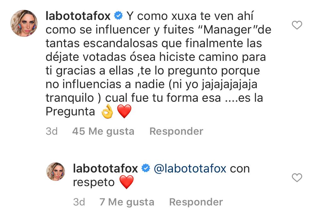 “No influencias a nadie”: Botota Fox se lanza contra Suro Solar