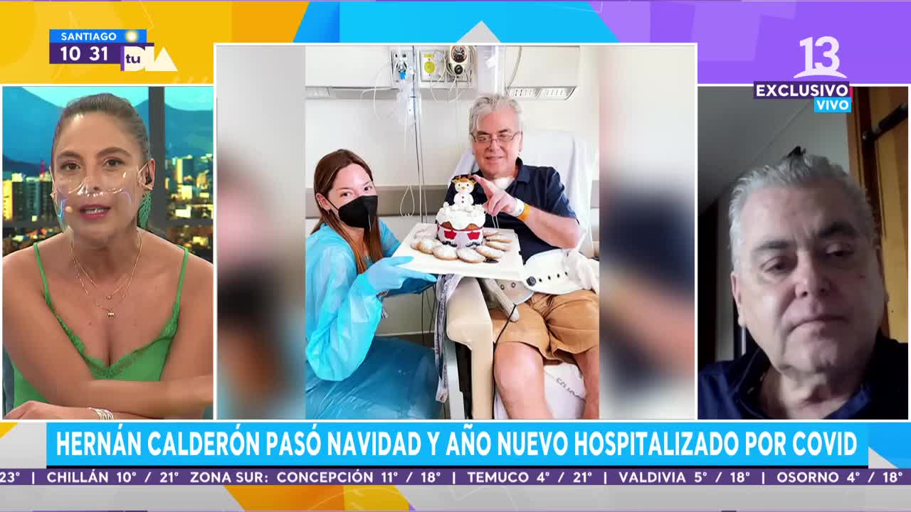 Hernán Calderón tras 73 hospitalizado: “Tenía el 98% de posibilidades de morirme”