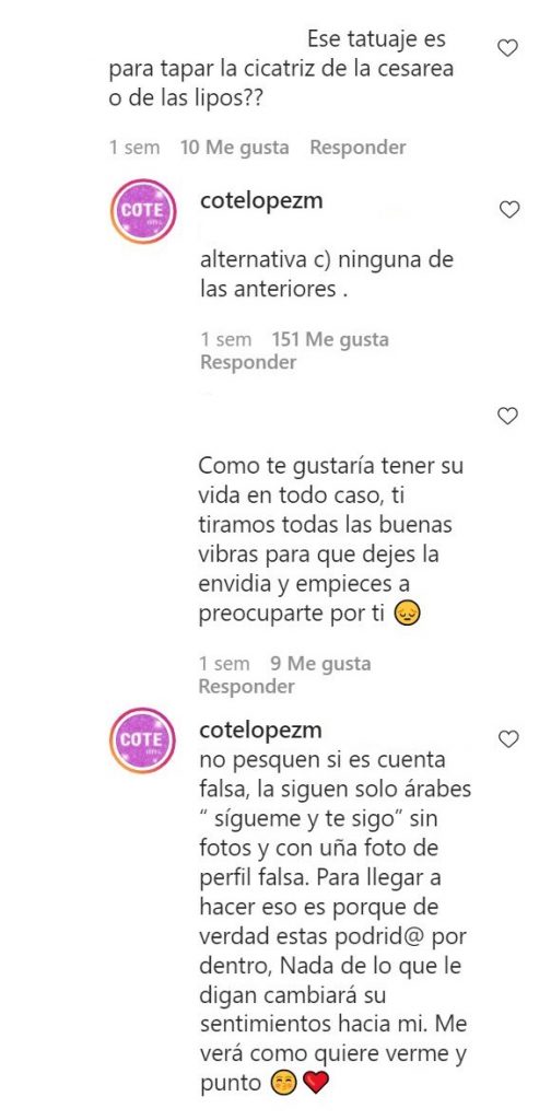 Respuesta de Cote López