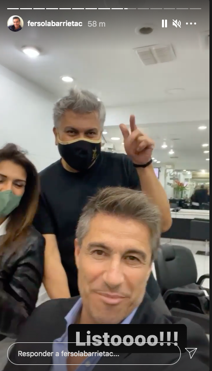 Fernando Solabarrieta Se Corto El Pelo Luego De Un Ano