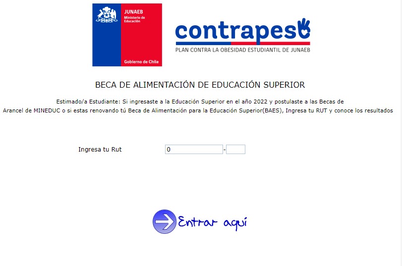 Primera carga de la Tarjeta Junaeb 2022 Revisa con tu RUT si eres