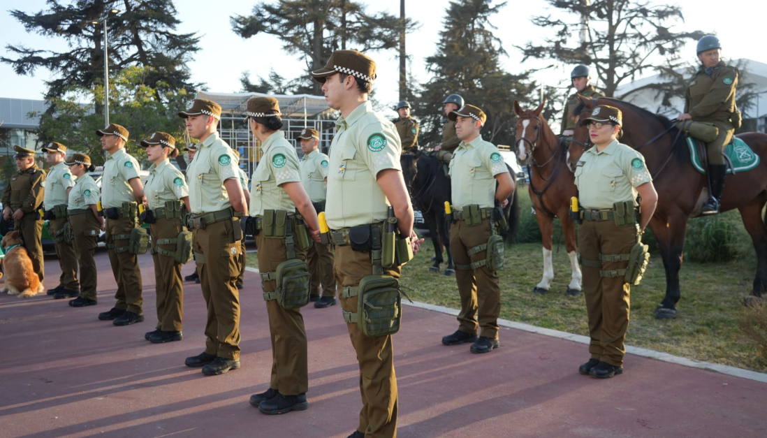 El look de Carabineros en Santiago 2023