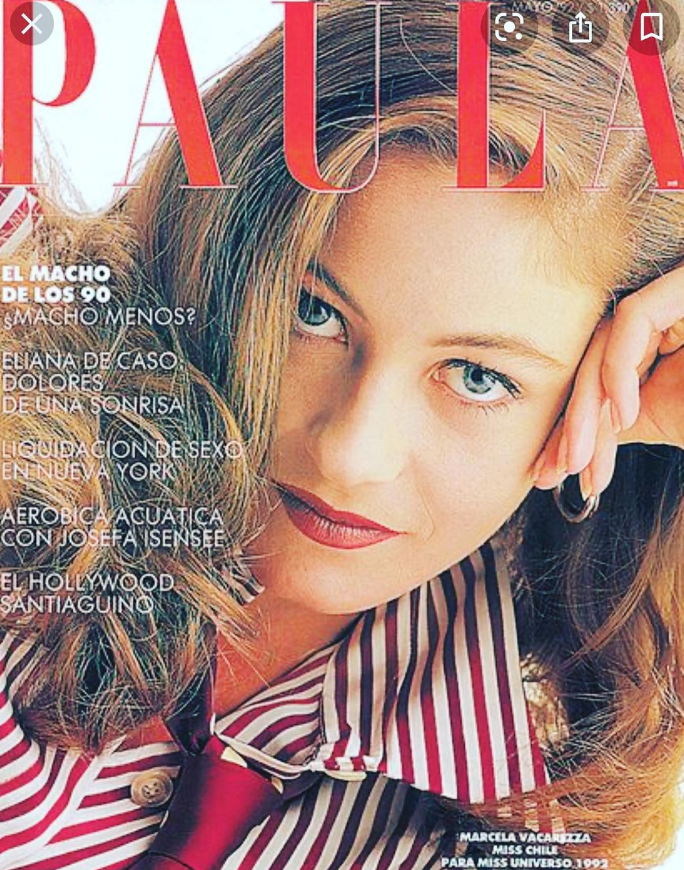 ¡Sigue igual! Así lucía Marcela Vacarezza cuando ganó el Miss Chile