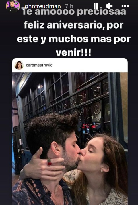 caro aniversario La actriz de Nickelodeon y ex rostro de Sabingo encantó a sus seguidores al festejar su amor.