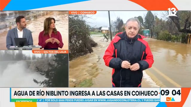 Coihueco: Familias afectadas por ingreso de agua a sus casas 