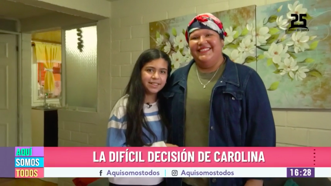 ¡Nos activamos por Carolina! Hace un año fue diagnosticada con cáncer de mama