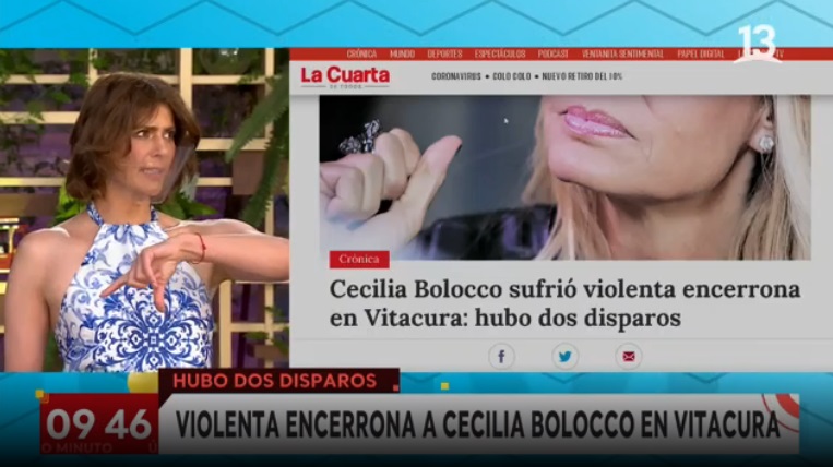 Cecilia Bolocco es víctima de encerrona junto a su hijo