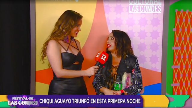 "Me emocioné con el cariño de la gente": Chiqui Aguayo la rompió en el Festival de Las Condes
