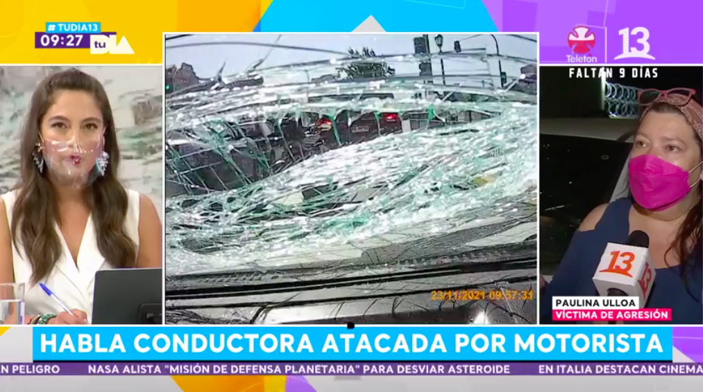 Conductora atacada por motorista: “Pensé que iba a sacar un arma”