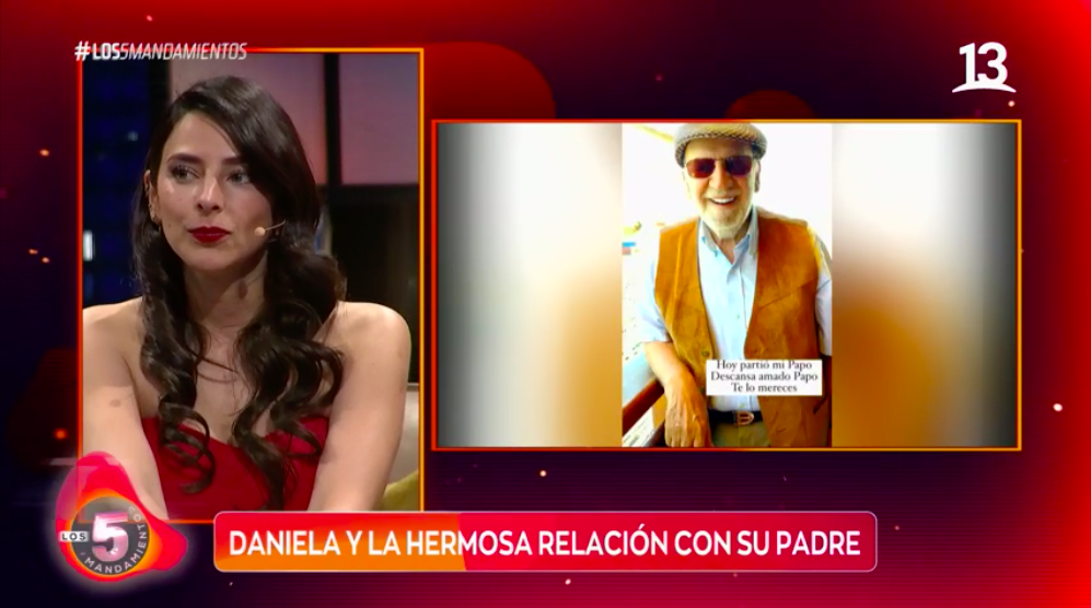 Daniela Castillo se emocionó al recordar a su padre