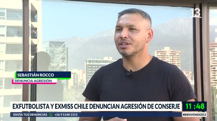 Ex futbolista y ex Miss Chile denuncian agresión de conserje