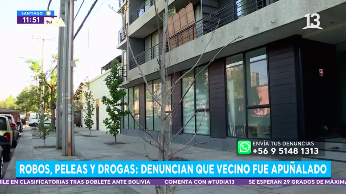 Edificio sin ley: Vecino fue apuñalado en asalto