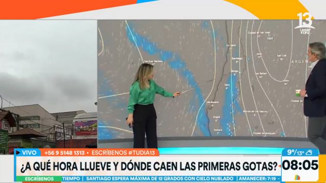 ¡Continúa el frío! Michelle Adam entregó el pronóstico del tiempo de este lunes