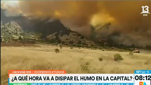 Conoce a qué hora va a disipar el humo en la capital