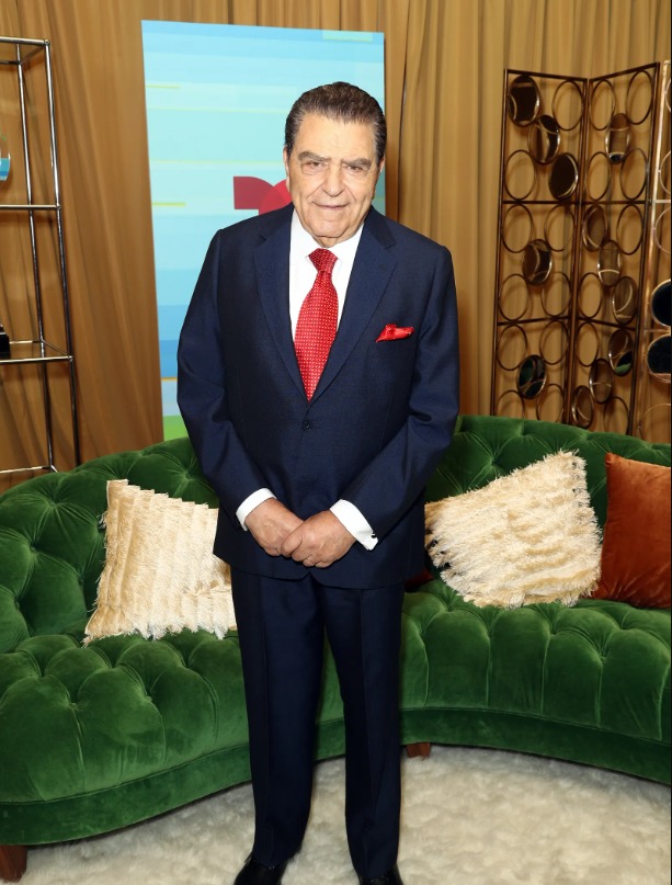 Don Francisco en su antigua mansión en Miami