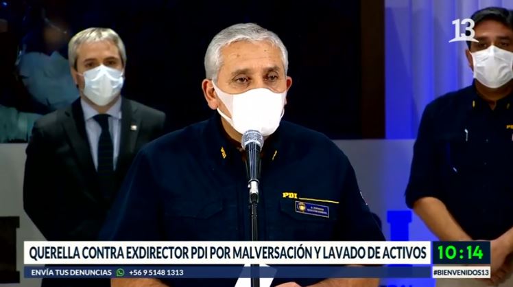 CDE se querella en contra de ex director de la PDI por malversación y lavado de activos