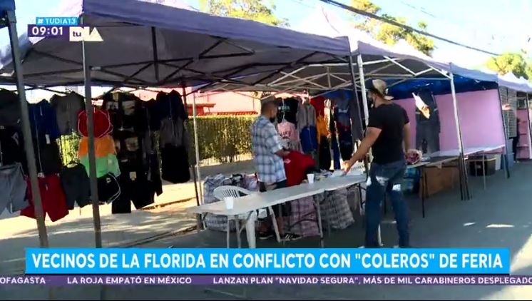 Vecinos de La Florida en conflicto por “coleros” de feria